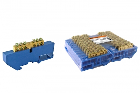 TDM ELECTRIC SQ0801-0030 Шина "N" нулевая с изолятором на DIN-рейку 8x12мм стойка бол. 6 групп TDM